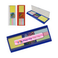 Sticky Note Set With Paper Clip & Ruler